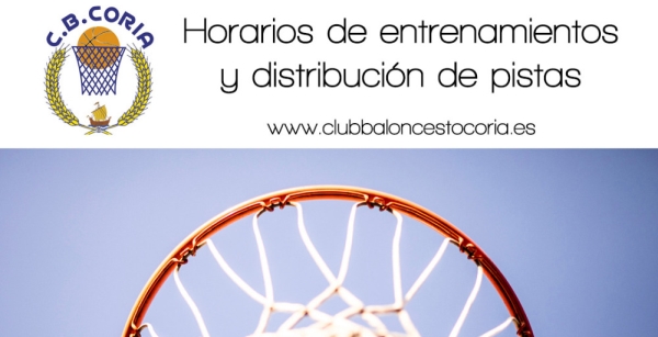 #ClubBaloncestoCoria #baloncesto #basketball #CoriaDelRío #entrenamientos #Temporada20/21 #horarios