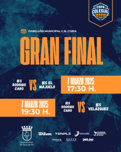 COPA COLEGIAL 2025 EN CORIA DEL RIO