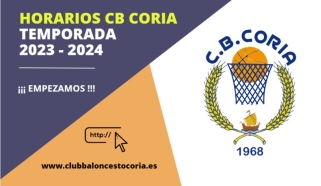 HORARIOS TEMPORADA 2023-2024