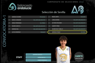 GONZALO YAQUE EN LA SELECCION SEVILLA CADETE MASCULINA