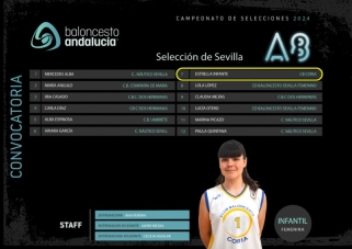 ESTRELLA INFANTE EN LA SELECCION SEVILLA INFANTIL FEMENINA